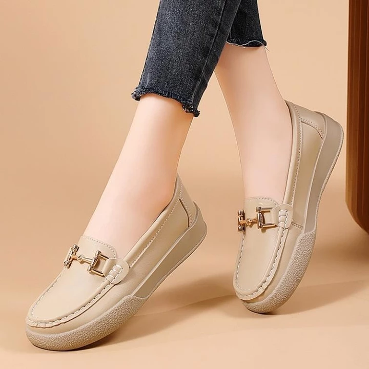Giày Lười Nữ BALIA, Giày Nữ Da Mềm BA321, Giày Bệt Nữ Mũi Tròn Size 35 - 40