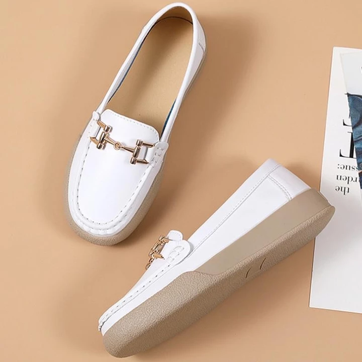 Giày Lười Nữ BALIA, Giày Nữ Da Mềm BA321, Giày Bệt Nữ Mũi Tròn Size 35 - 40