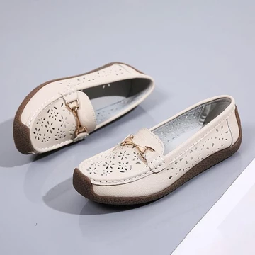 Giày Lười Nữ BALIA, Giày Nữ Da Bò Thoáng Khí BA246, Giày Bệt Nữ Đế Mềm, Size 35 - 40
