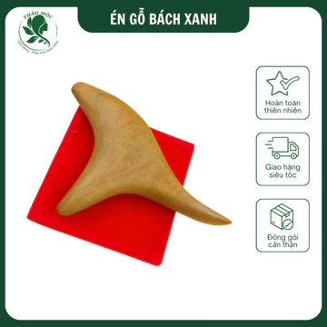 ( ƯU ĐÃI ) Cây Dụng Cụ Bấm Huyệt Chim Én Bằng Gỗ Bách Xanh - Bấm Huyệt Ấn Huyệt Massage Toàn Thân Bàn Chân Cổ Vai Gáy Ch