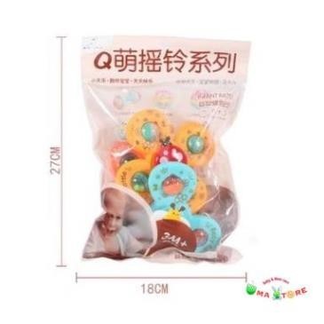 Đồ chơi 3 con quay côn trùng mẫu  MỚI cho bé - con xoay hít tường xúc xắc lục lạc xoay