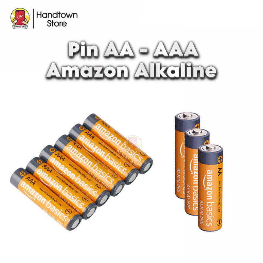 Vỉ 20 Viên Pin Kiềm Amazon Alkaline AA AAA - Chính Hãng, pin tiểu, pin ...