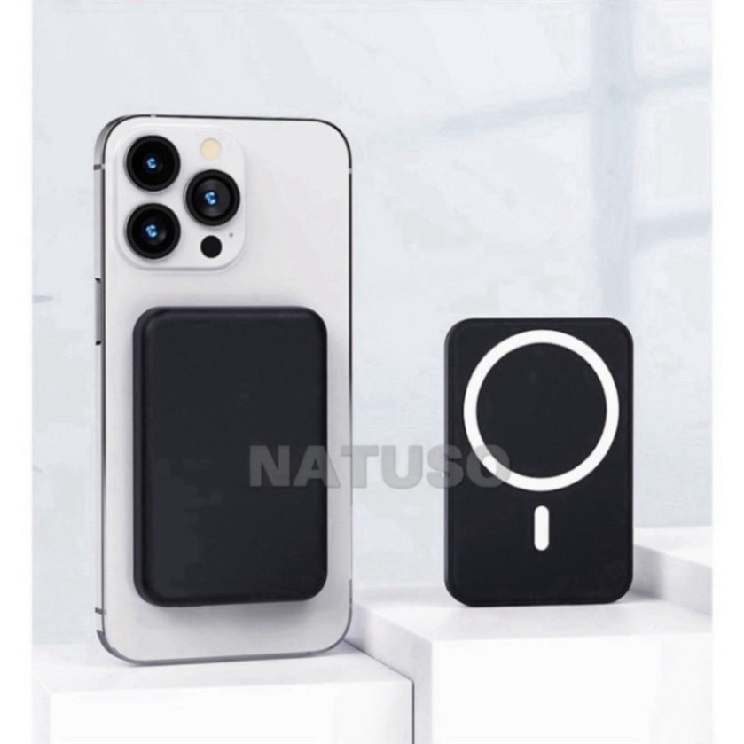 Sạc Dự Phòng Không Dây Từ Tính Sạc Nhanh Pin 5000mah,Pin sạc dự phòng không dây mini hỗ chất lượng tốt