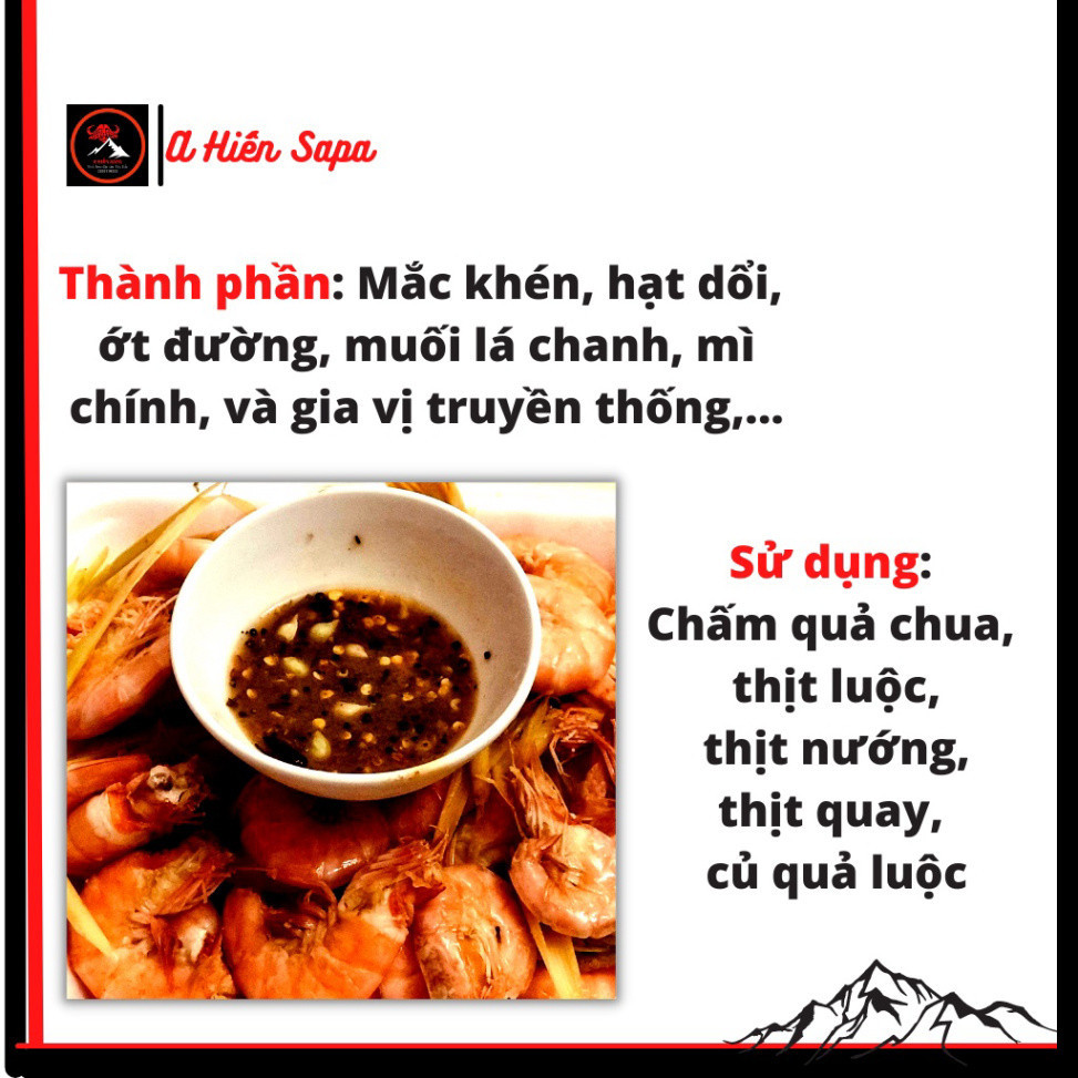 Chẳm chéo ướt đặc biệt A Hiến Sapa COMBO 3 LỌ 200gr đặc biệt nhà làm.
