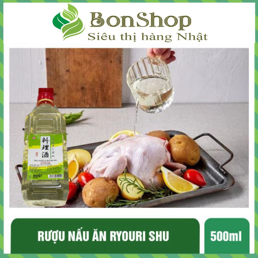 Rượu nấu ăn RYOURI SHU 500ml Nhật Bản | Shopee Việt Nam