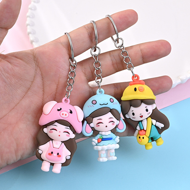 3 Móc Khóa Cosplay 12 Con Giáp Dễ Thương