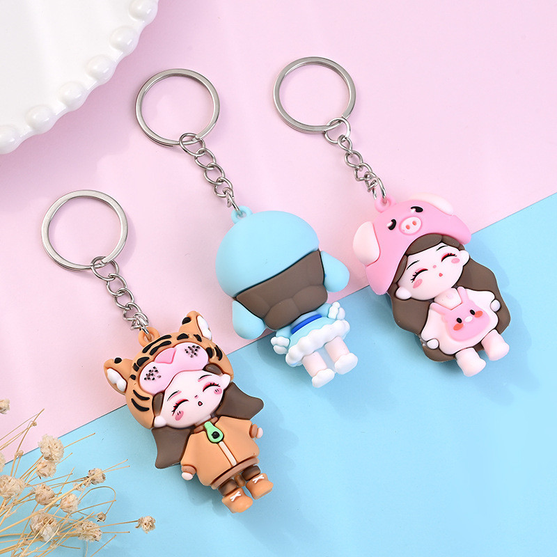 3 Móc Khóa Cosplay 12 Con Giáp Dễ Thương