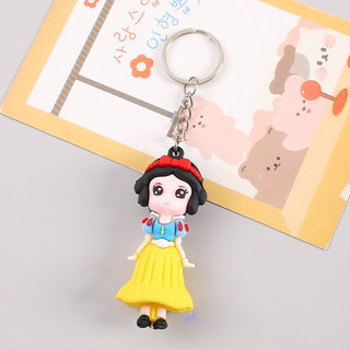 3 Móc Khóa Công Chúa Disney Nàng Bạch Tuyết 8Cm - Thỏ Hồng VPP