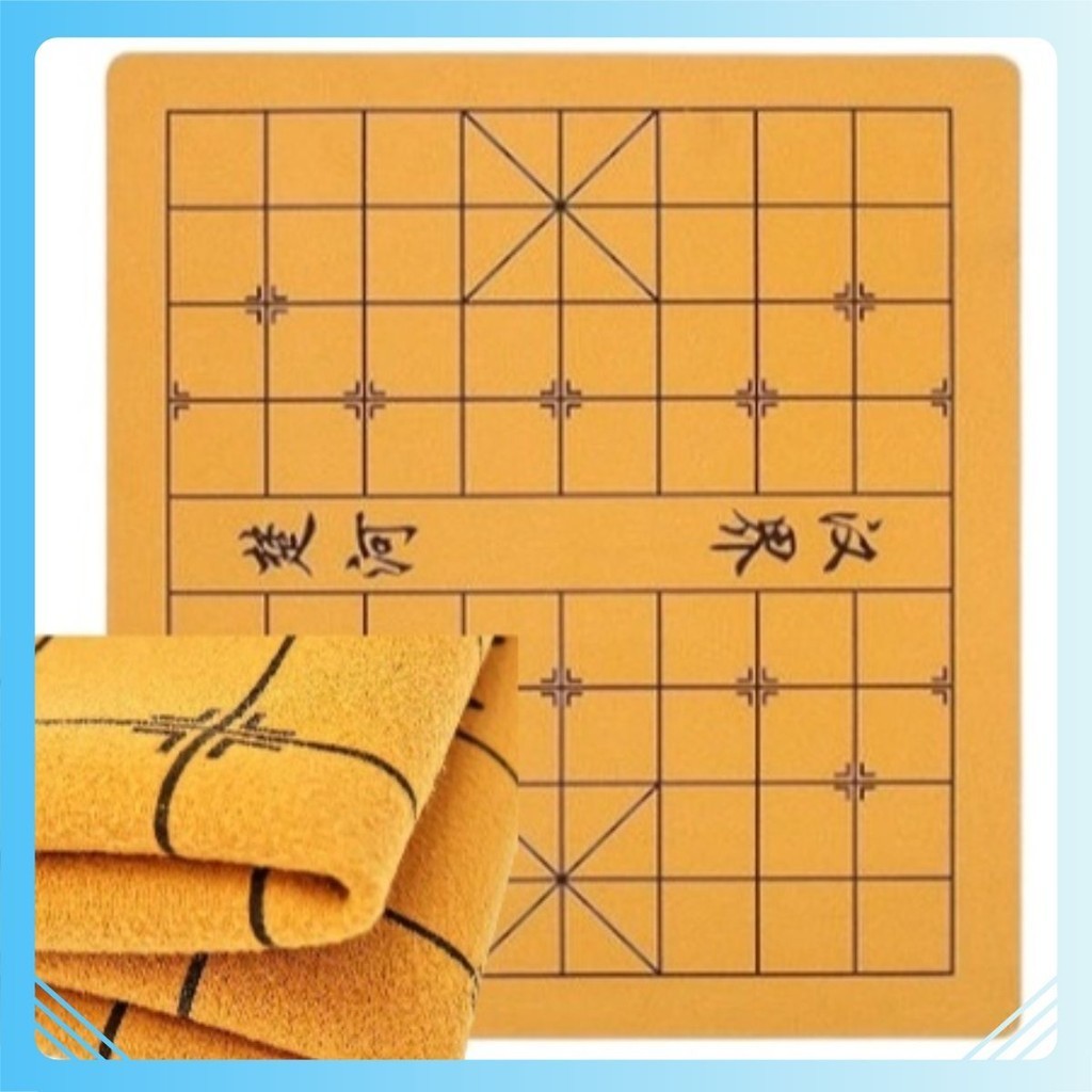 Bàn Cờ Tướng Da Pu Kích Thước Ô 5cm- ô 6cm - 7cm Chống Trơn Có Thể Gấp ...