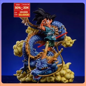 Mô hình chibi songoku cưỡi rồng siêu đẹp chất lượng huymohinh mô hình dragon ball