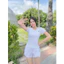 Bộ thể thao nữ bộ tập gym yoga aerobic nữ set đi bơi bộ naqi co giãn thoải mái