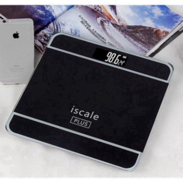 Cân Sức Khỏe Điện Tử Chính Hãng ISCALE SE 150kg Màn Hình LCD Rõ Nét Kính Cường Lực Cao Cấp Thiết Kế Gọn Nhẹ CERAVE,  CÂN