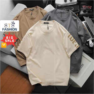 Áo Thun Oversize Idea,Chất liệu Cotton khô, 100% cotton dệt gân nhỏ, thấm hút tốt,co giãn mềm mại,thiết kế mới, STS0213