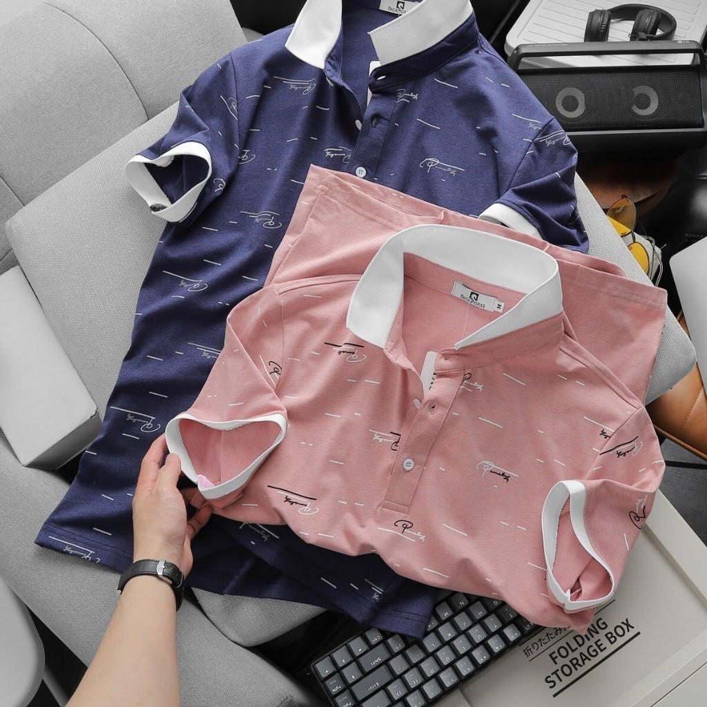Áo Thun polo nam Cổ Bẻ Pack P, Chất liệu: Vải Cotton muối, 100% cotton. Mịn tay, thấm hút tốt, co giãn 4 chiều, STS0218