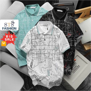 Hàng Đẹp, Áo Thun Cổ Bẻ Pack Min, Họa tiết trẻ trung, Chất cá sấu CVC, thành phần cotton cao, sớ vải mềm mịn, thoáng mát