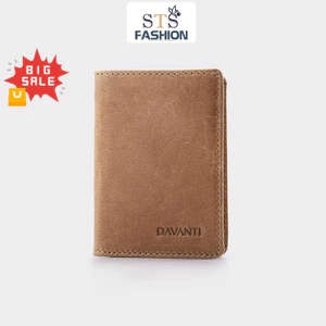 Bóp Ví Nam Da Bò Đựng Thẻ Card, Tiền Mặt Tiện Lợi DFC01 Hàng Cao Cấp Bảo hành 12 tháng