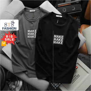 Áo Thun Sát Nách Nam Make, Chất vải Cotton khô 100% cotton co giãn mềm mại, mịn mát, thời trang hàng cao cấp