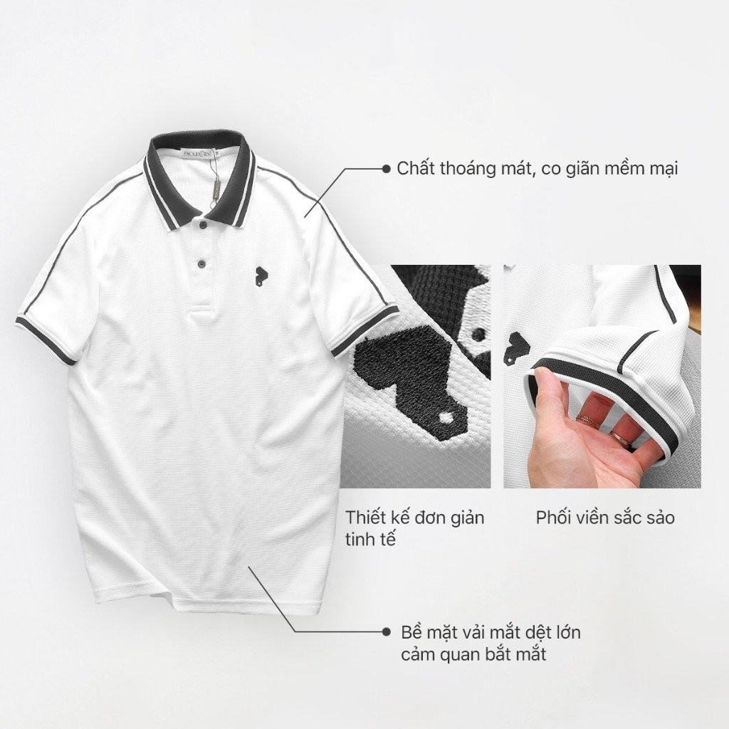 Set bộ thun nam Pack Var, chất liệu Cotton mịn dệt mắt tổ ong. Chất mát, thấm mồ hôi tốt, co giãn 4 chiều, form chuẩn