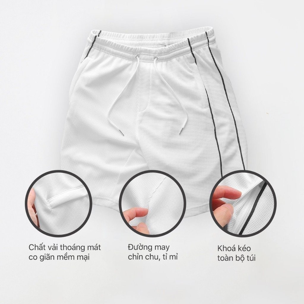 Set bộ thun nam Pack Var, chất liệu Cotton mịn dệt mắt tổ ong. Chất mát, thấm mồ hôi tốt, co giãn 4 chiều, form chuẩn