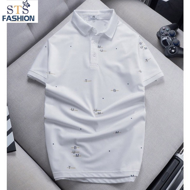 (Hàng Đẹp) Áo thun nam tay có cổ ngắn vải mát mịn, kiểu dáng đơn giản -STS0166