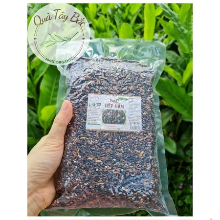 Gạo Nếp cẩm Điện Biên- Gạo nếp than- hàng loại 1 Thơm Dẻo Ngon