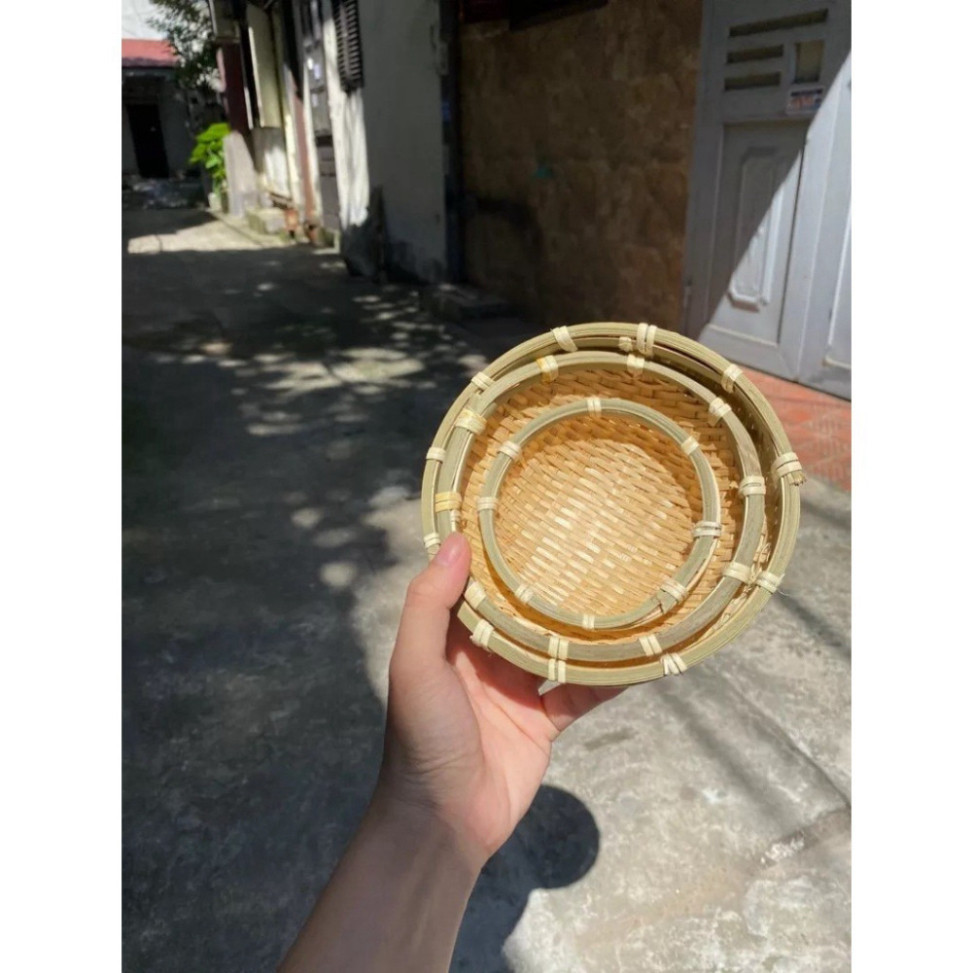 Rổ Tre Rá Tre Mini Size 10-13-15cm xuất khẩu nhật bản | Shopee Việt Nam