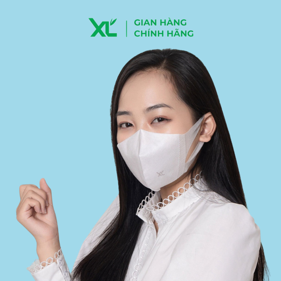 300 chiếc Khẩu trang 3D Xuân Lai siêu lọc bụi mịn kháng khuẩn 3 lớp đeo không đau tai