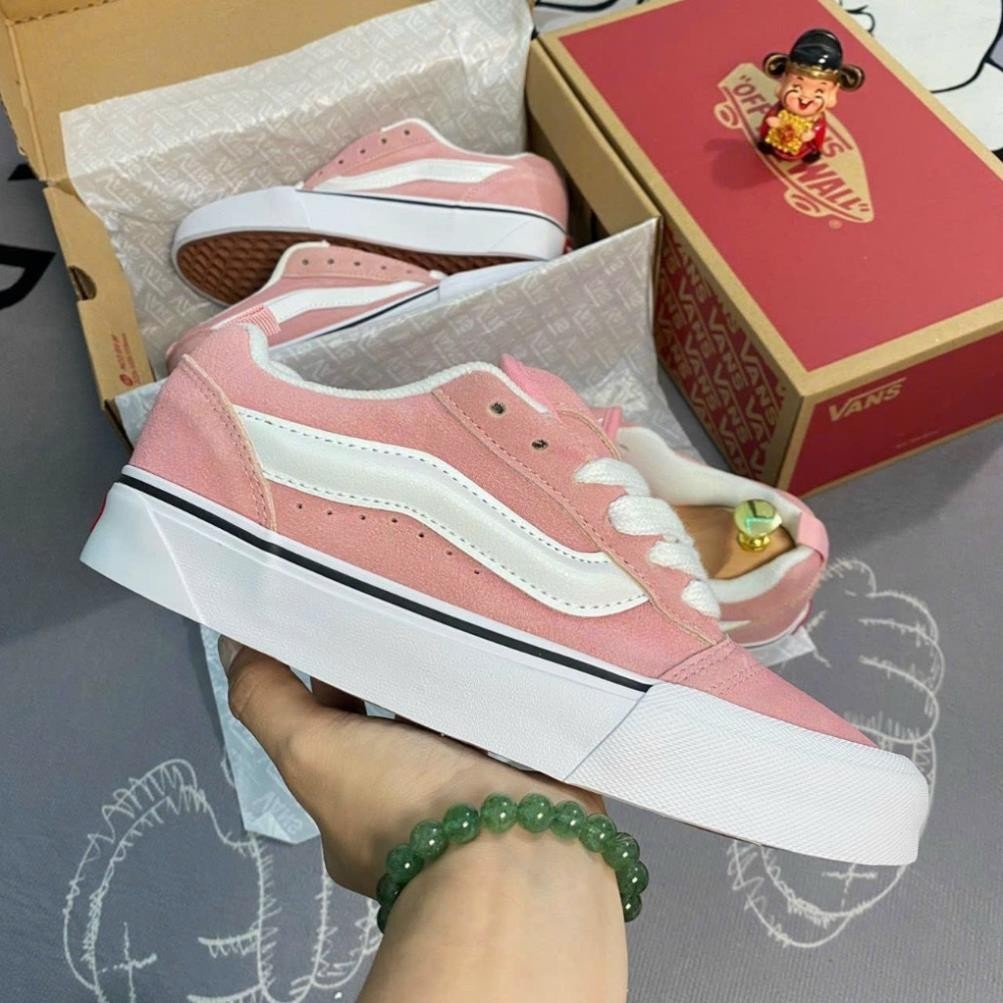 Vans Knu Skool Pink/ True White Vans knu hồng | Shopee Việt Nam