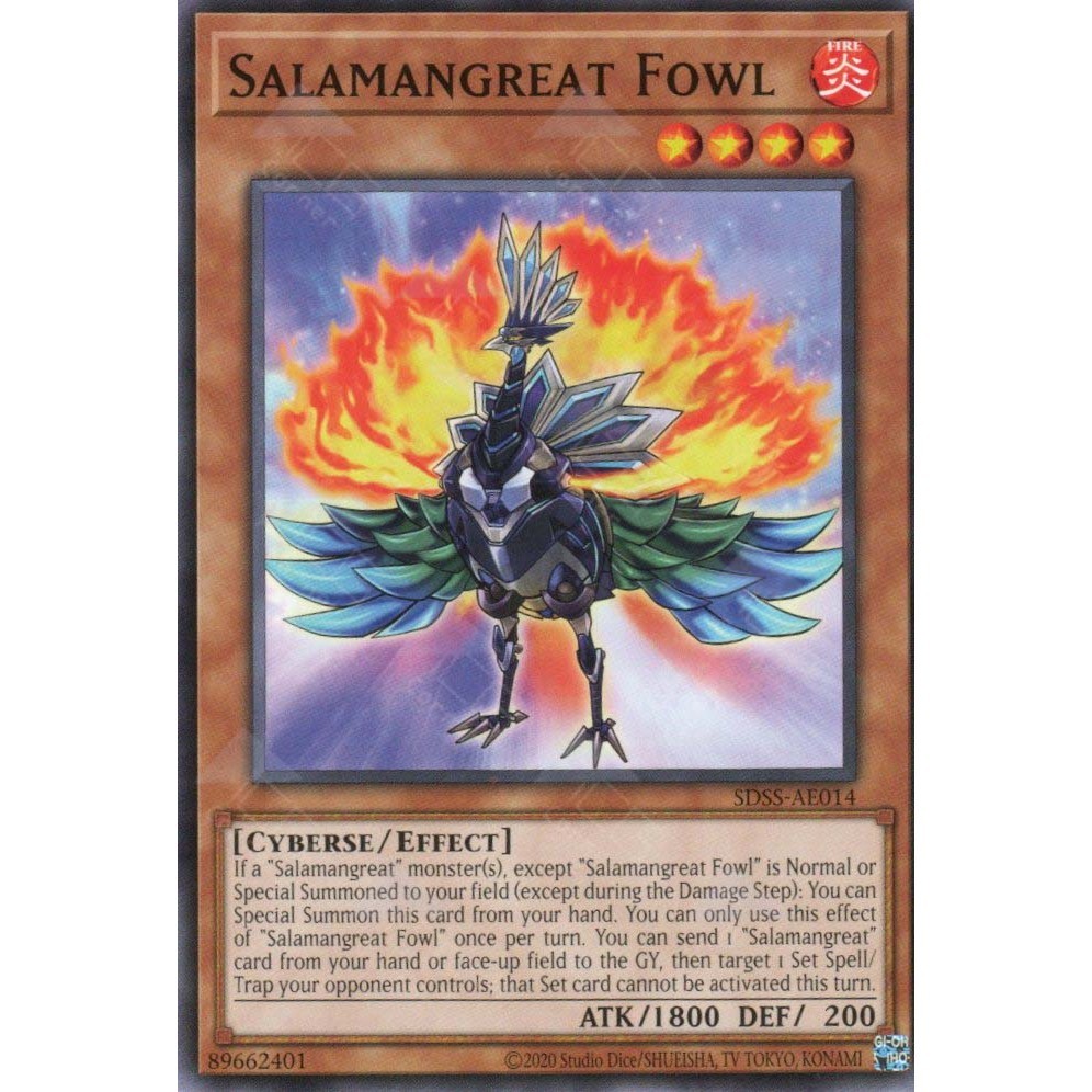 Salamangreat Fowl - OP12-EN018 Common Unlimited Edition (Yu-Gi-Oh! Trading Card Game)