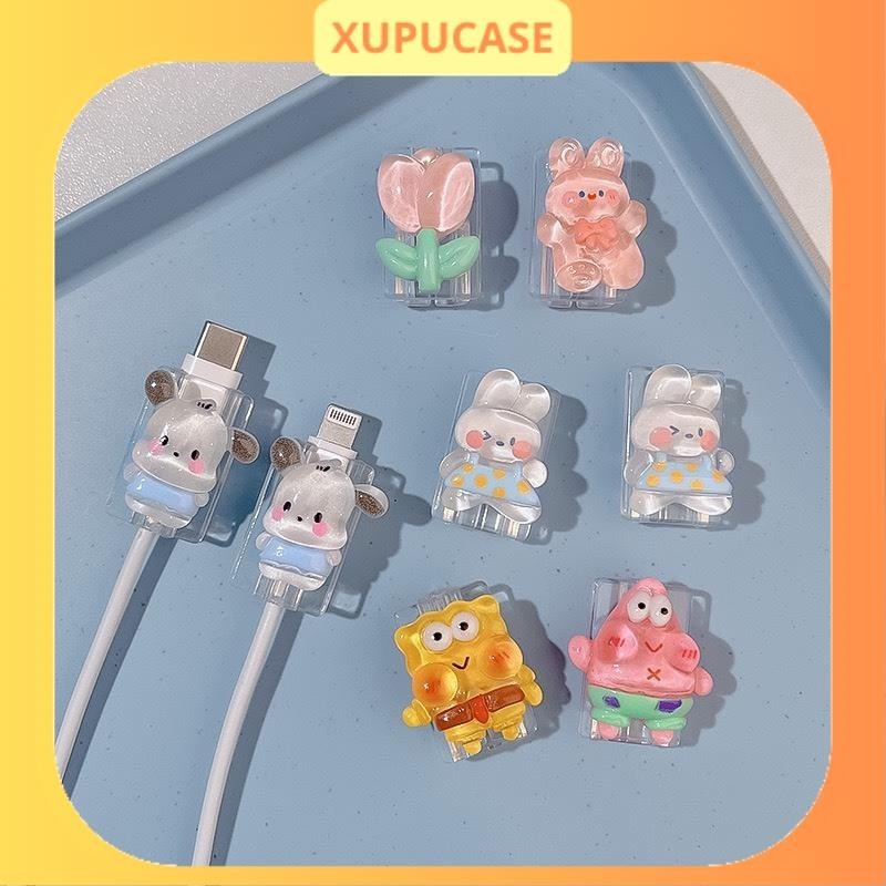 Phụ kiện bảo vệ đầu cáp sạc cho iphone nhiều hình dễ thương XUPUCASE