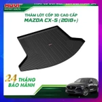 Thảm lót cốp 3D xe MAZDA CX-5 (2018 - 2022) Thảm đúc HUVI CAO CẤP KHÔNG MÙI - KHÔNG ẨM MỐC - DỄ VỆ SINH — ảnh 1