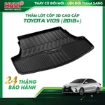 Thảm lót cốp 3D xe TOYOTA VIOS 2018+ chính hãng Việt Nam Thảm đúc HUVI CAO CẤP KHÔNG MÙI - KHÔNG ẨM MỐC - DỄ VỆ SINH — ảnh 3