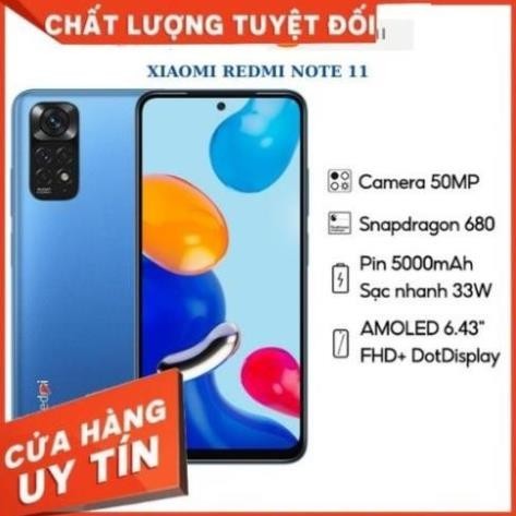 Điện Thoại Xiaomi Redmi Note 11 4GB/64GB Hàng Chính hãng nguyên seal ...