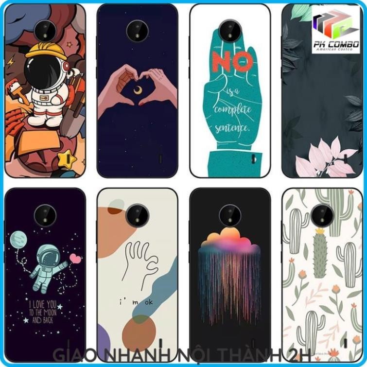 HAOYE Case for Nokia C10 / Nokia C20, Painting Style in Fresh Colours