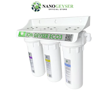 Bộ tiền lọc Ion Kiềm Nano Geyser ION ECO 3, Bộ tiền xử lý cho máy Ion Kiềm, Bảo hành 5 năm