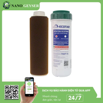 Bộ 3 lõi máy lọc nước Geyser Ecotar 2, Lõi PP.2IN1.GAC, Aragon, CBC