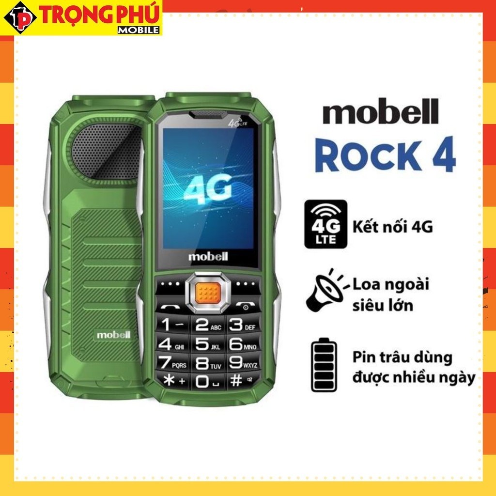 Điện thoại Mobell Rock 4 4G - Hàng chính hãng | Shopee Việt Nam
