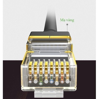 Cáp mạng CAT7 STP UGREEN NW107/ NW149 | Dạng dây tròn dài từ 0.5-25M | 2 đầu đúc bọc hợp kim |  Bảo hành 18 tháng