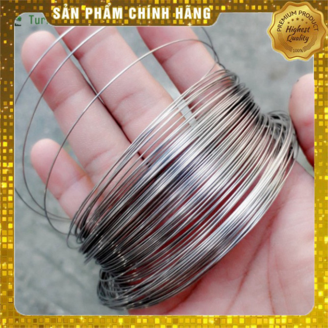 Dây inox 304 (thép không gỉ) mềm buộc đồ đủ size làm dây trang sức ...