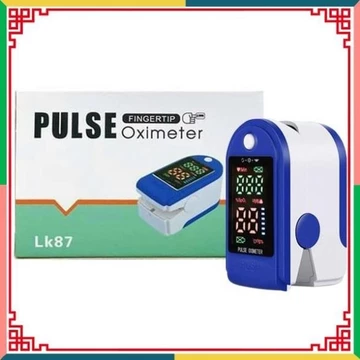 Máy đo nồng độ oxy trong máu và nhịp tim máy đo SP02 Fingertip Pulse Oximeter LK-87 [ FULLBOX ] Mới