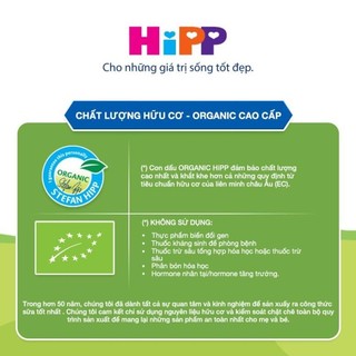 Sữa bột công thức HiPP 2 Organic Combiotic 800g bổ sung DHA trực tiếp dành cho trẻ nhỏ