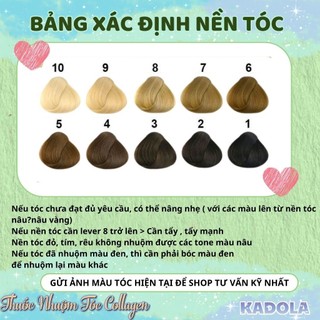Thuốc nhuộm tóc màu TRÀ SỮA kadola thuốc nhuộm tóc tại nhà lên màu tự nhiên siêu dưỡng