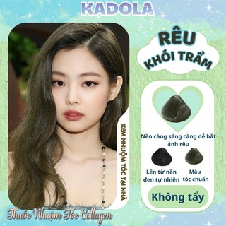 Thuốc Nhuộm Tóc Màu Rêu Khói Trầm Thuốc Nhuộm Kadola Collagen Nhuộm Tại Nhà Không Cần Tẩy