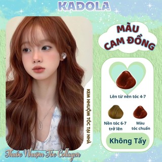 Thuốc Nhuộm Tóc Nâu Cam Đồng Giúp Da Bạn Trông Sáng Hơn Bền Màu – Thuốc Nhuộm Tóc Kadola