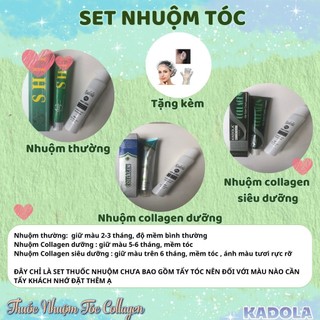 Thuốc Nhuộm Tóc Màu Nâu Bơ Nâu Caramel Siêu Dưỡng Lên Màu Cực Đẹp Tặng Kèm Phụ Kiện Nhuộm Tại Nhà