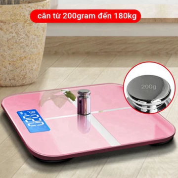Cân Điện Tử Sức Khỏe Chữ Thập Kính Cường Lực , Cân Sức Khỏe Điện Tử Thông Minh