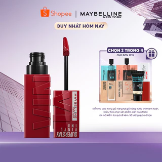 Son Bóng Bền Màu Nhẹ Môi Superstay Vinyl Ink Maybelline New York 4.2ml