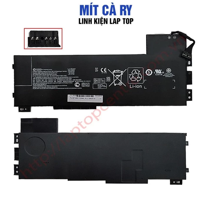 Pin Laptop Hp Zbook 15-G3, 15-G4, Zbook 17-G3, 17-G4 – Mã pin VV09XL pin Zin