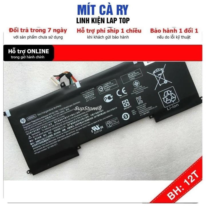 Pin Laptop Hp Envy 13 Series Mã Pin AB06XL Hàng Nhâp Khẩu -Pin HP envy 13-ad