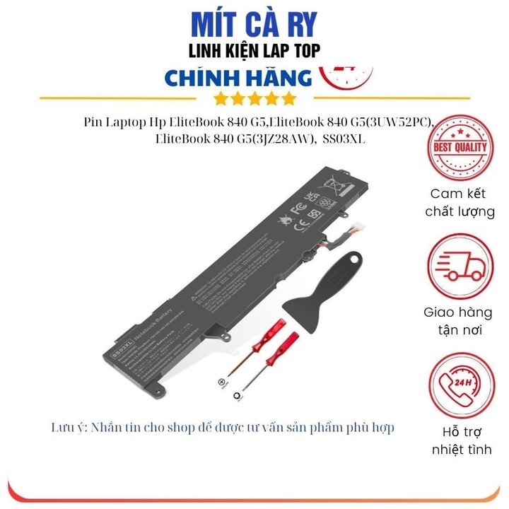 Pin Laptop Hp EliteBook 840 G5,EliteBook 840 G5(3UW52PC), EliteBook 840 G5(3JZ28AW), EliteBook 840 G5(3ZG03ES), SS03XL